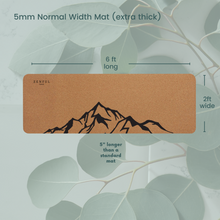 Load image into Gallery viewer, Westcoast Alpine Cork Yoga Mat | 5mm
