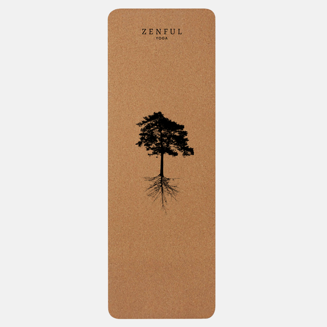 Grounded Roots Cork Yoga Mat