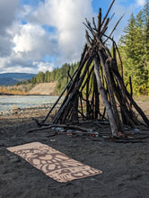 Load image into Gallery viewer, Thunderbird Cork Yoga Mat | 5mm | Local First Nations Artist