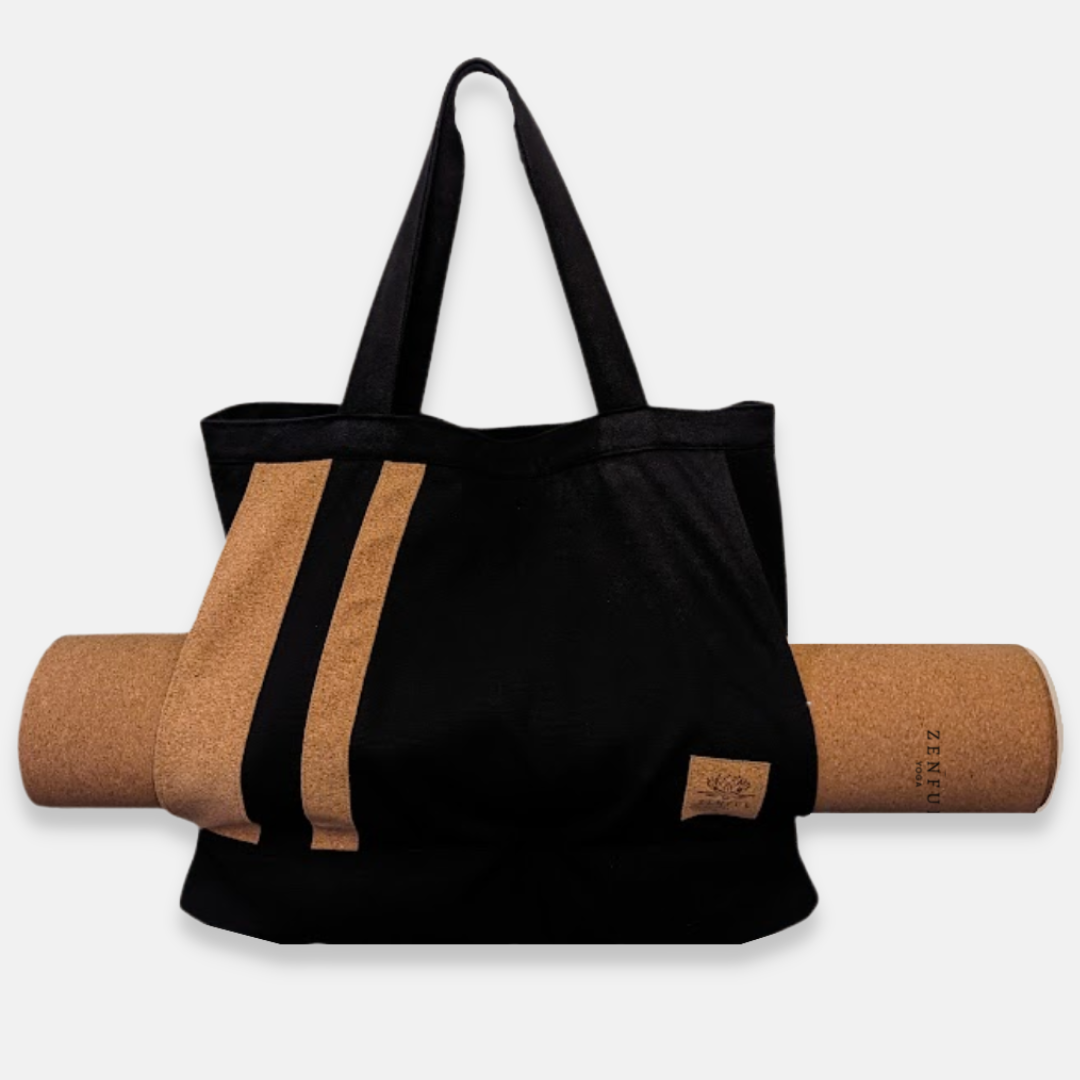 Zipper Yoga Mat Bag, Portable Canvas Bag