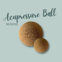 Load image into Gallery viewer, Acupressure Ball Bundle | 2x Cork Massage Balls
